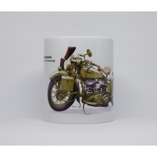 Harley-Davidson WLA  wybierz kolor kubka Prosty 330ml