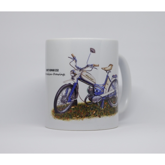 Romet Komar 232 wybierz kolor kubka i motocykla Prosty 330ml
