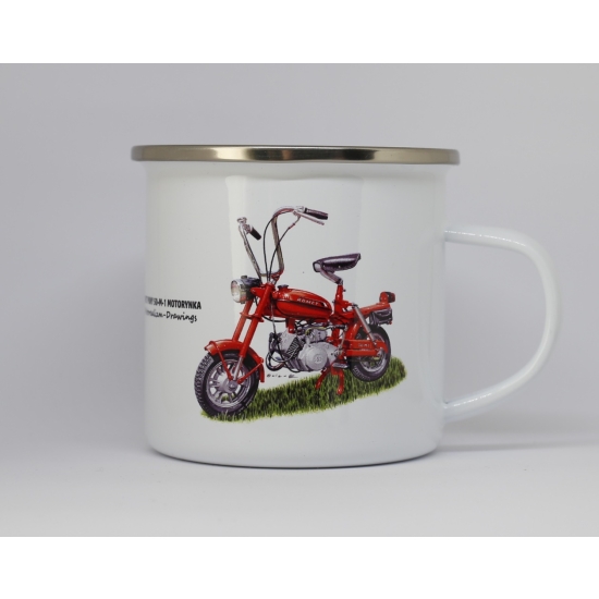 Romet Pony 50 M1 wybierz kolor motocykla Kubek emaliowany 270ml