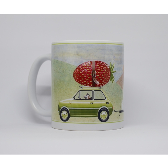 Polski Fiat 126p wybierz kolor kubka Prosty 330ml