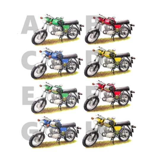 MZ TS 250 wybierz kolor kubka i motocykla Coffee 330ml