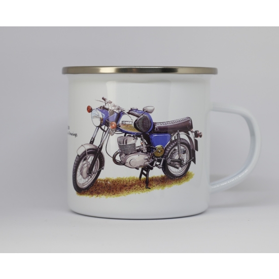 MZ TS 250 wybierz kolor motocykla Kubek emaliowany 270ml