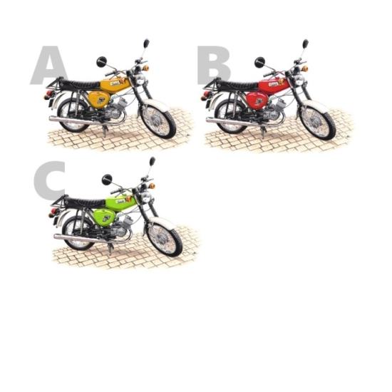 Simson S51 wybierz kolor kubka i motocykla Prosty 330ml